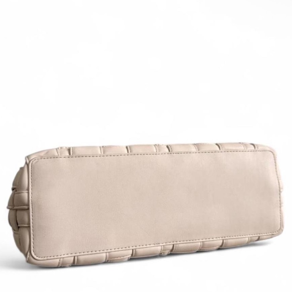 Michael Kors Beige Woven Tote - Picture 8 of 9